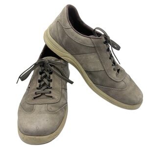 Mephisto Hike Perf Birch Men's Size 10 Shoes Gray Leather Lace Up Comfort Oxford